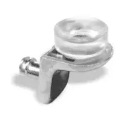 Taquet équerre diamètre 5 mm nickelé sachet de 200 EMUCA 8014007 Commander Vite