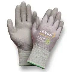 Acheter En Ligne Gants enduction CleanPu sur paume anti-coupure 5 T8 LEBON PROTECTION OMAGA R/P 8