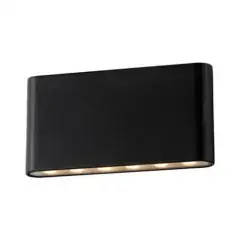 Offre Limitée Applique murale grenache rectangulaire LED gris anthracite IP54 13 W 3000 K MIIDEX LIGHTING 67788