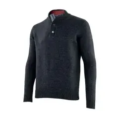 Promotion Saisonnière Pull col montant DENIM MOULINÉ gris TM PULS 0309.9999.051 TM