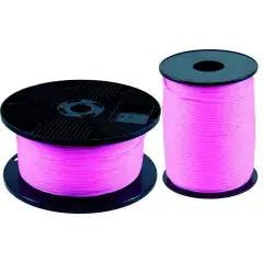 Remise au tressé polypropylène fluo rose sur flasque TALIAPLAST 400515