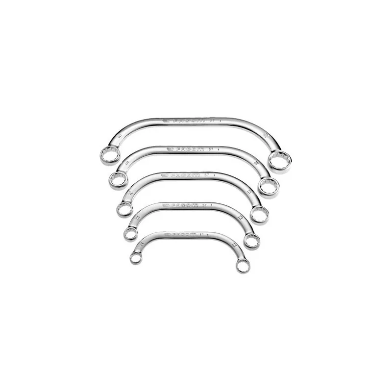 Jeu 5 clés polygonales demi-lune 10 x 12 à 19 x 22 mm - Facom 57.JE5 Prix Bas