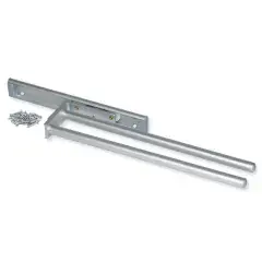 Porte-serviettes extensible 2 bras aluminium anodisé mat 439 mm EMUCA 7054362 Dernier Modèle