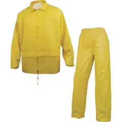 Achat Immédiat Ensemble de pluie 400 à capuche fixe jaune T2XL DELTA PLUS EN400JAXX