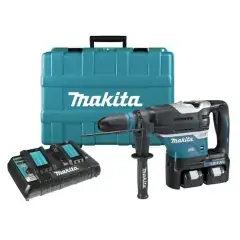 Perforateur-burineur SDS-Max 2 x 18 V + 2 batteries 6Ah + chargeur + coffret standard MAKITA DHR400PG2U Promotion