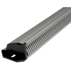 Grille extérieure auto-réglable hauteur 35 mm longueur 275 mm aluminium RENSON 11934 Soldes