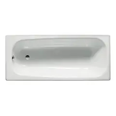 Certifié Baignoire CONTESA en acier 1 trou D 35 mm fond antidérapant blanc L 170 cm ROCA A2358J6000