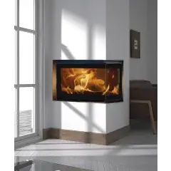 Poêle à bois DER Foyer 530x600x500 PANADERO 19083 Prix Promo
