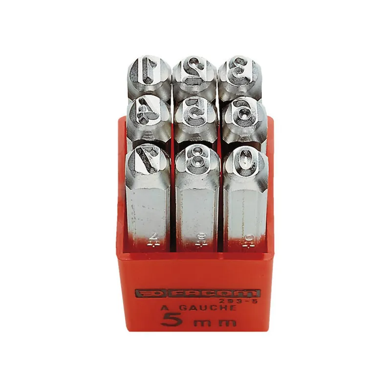 Jeux de 9 chiffres à frapper 6 mm - Facom 293A.6 Pas Cher