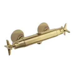 Marque Mitigeur de douche thermostatique ADAGIO 911202SOC pour colonne or brossé RAMON SOLER 91D306142