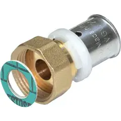 Raccord droit écrou tournant joint plat type H 16×1/2P-2 COMISA 87.42.150 Achat Immédiat
