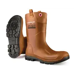 Botte de sécurité fourées RIGAIR PRO FUR S5 SRA SRC CI Dunlop® marron/noir P39 COVERGUARD 9RFPO90039 Jusqu&rsquo;à Épuisement Des Stocks