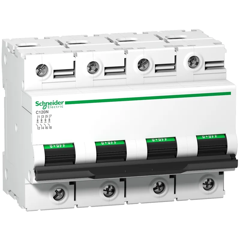 Marque Disjoncteur C120N 4P 80 A, courbe B, 10 kA - A9N18353