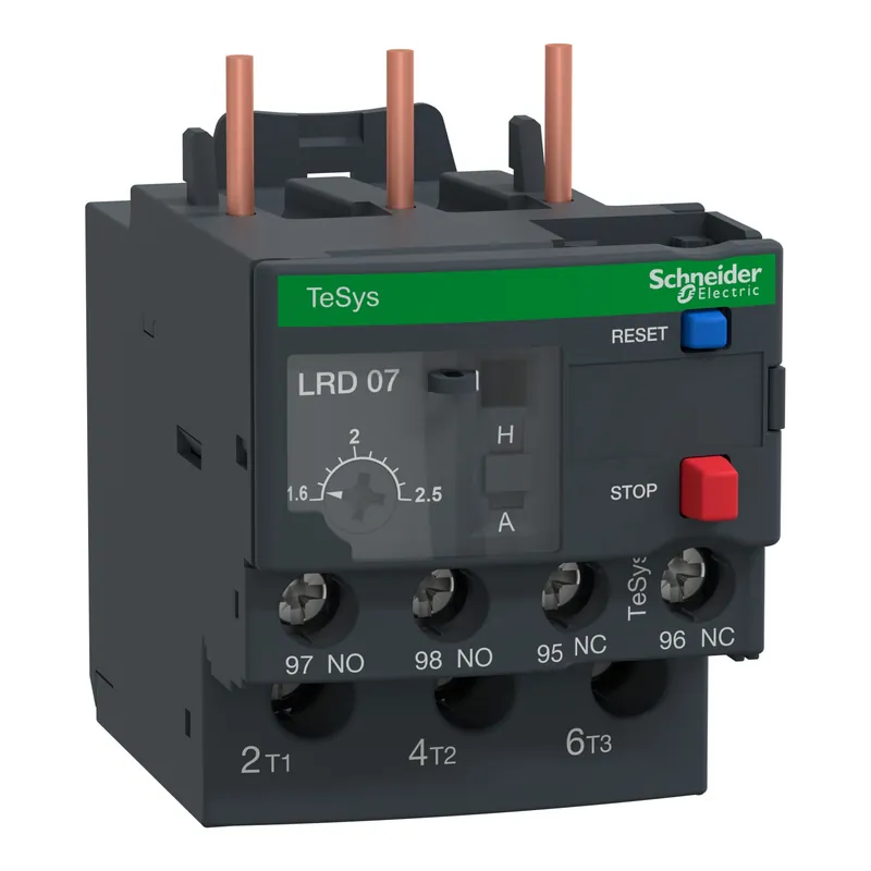 Vente Flash Relais de protection thermique moteur TeSys 1,6 à 2,5 A classe 10A - LRD07