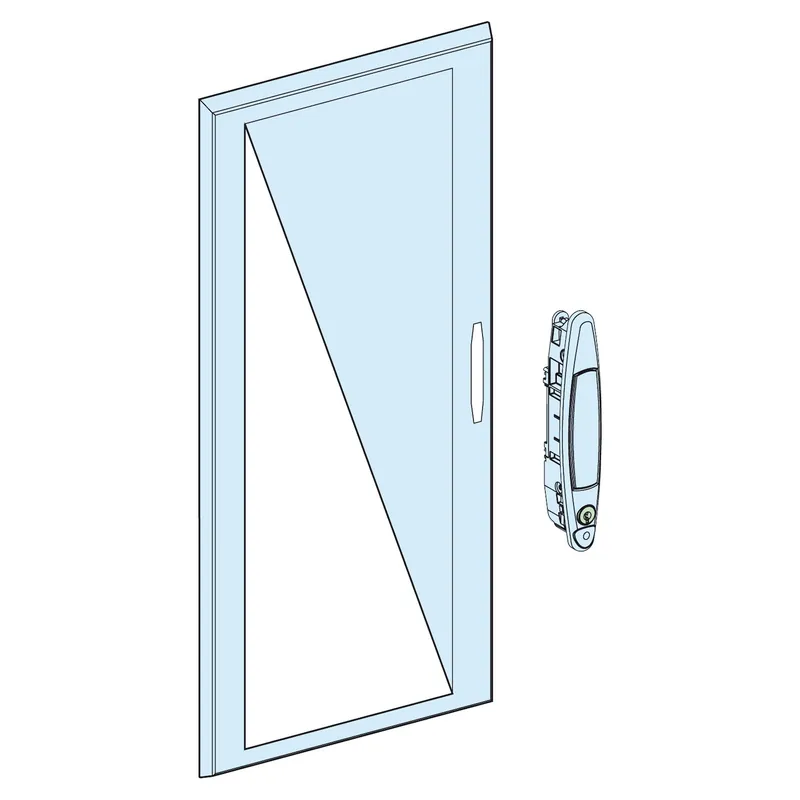 Haute Qualité Porte transparente 30 modules armoire - 08233