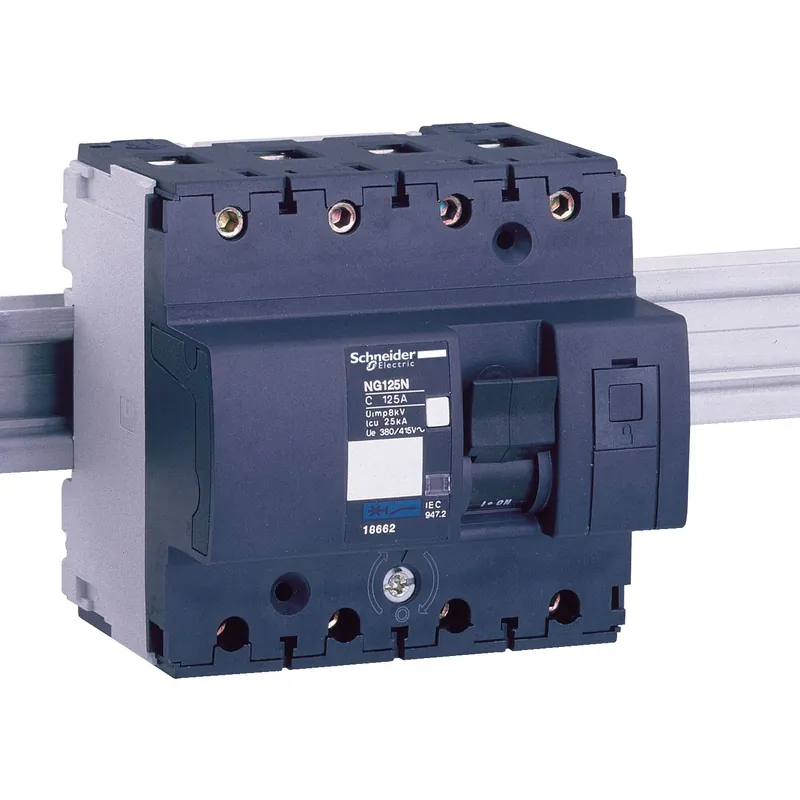 Disjoncteur modulaire Multi 9 NG125L 4 pôles 80 A courbe D - 18865 Petit Prix