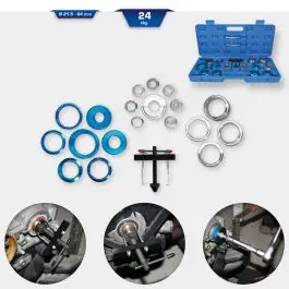 Usine Directe Jeu de bagues de montage et démontage de joints spi, 24 pcs