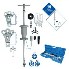 Extracteur de moyeux avec masse à inertie, forgé, 16 pcs Prix Bas