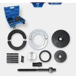 Haute Qualité Jeu d’outils pour roulements de roues, pour VAG, coquille 85 mm, 17 pcs