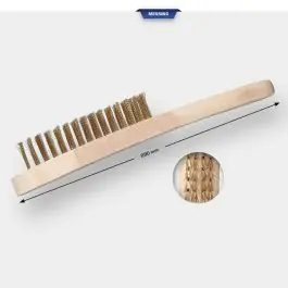 Marque Brosse laiton 4 rangées, 290mm