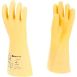 Réduction Gants de protection pour électricien à isolation protectrice, taille 10, classe 3, blanc