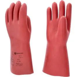 Retour Gratuit Gants de protection pour électricien à protection mécanique, taille 11, classe 2, rouge