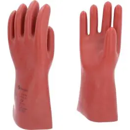 Jusqu&rsquo;à Épuisement Des Stocks Gants de protection pour électricien à protection mécanique et thermique, taille 12, classe 00, rouge