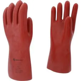 Gants de protection pour électricien à protection mécanique et thermique, taille 12, classe 3, rouge Bon Plan