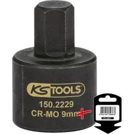 Quantité Limitée Douille tournevis 3/8‘‘ 6 pans pour étrier de frein, 9 mm – sur carte
