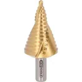 Prix Cassé Foret étagé HSS-TiN extra-court,Ø 4-30mm, 14 étages