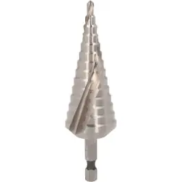 Achetez Aujourd&rsquo;hui Foret étagé HSS 1/4‘‘ sur porte-embouts,Ø 4-30mm, 14 étages