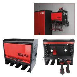 Réduction Armoire à outils eMONSTER pour montage mural avec 1 porte, H435xl480xP282 mm