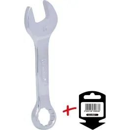 Clé mixte CHROMEpluss, courte, 17mm – sur carte Nouvelle Collection