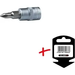 Douille tournevis 3/8‘‘, PH 1 – sur carte Offre Exclusive