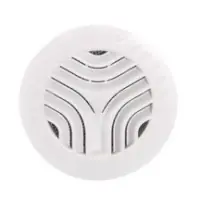 Grille ronde intérieure avec moustiquaire PVC diamètre 100mm NICOLL Prix Cassé