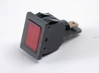 Authentique Voyant réctangulaire rouge PCE DET CHAPPEE/BROTJE/IS CHAUFF