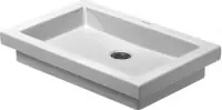 Vasque 580mm 2ND FLOOR blanc DURAVIT Nouvel Arrivage