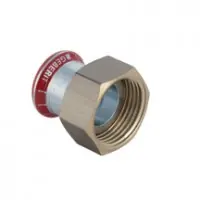 Authentique Jonction avec écrou en laiton D42-1 3/4 carbone GEBERIT
