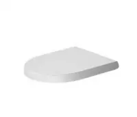 Abattant STARCK3 charnieres inox blanc DURAVIT Promotion