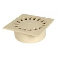 Siphon de cour 25x25 sable NICOLL Satisfait Ou Remboursé