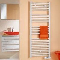 Nouveauté Sèche-serviette ATOLL SPA 300 W H 718 x L 500 mm blanc