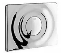 Plaque de commande WC surf robinet chasse chromé GROHE Commander Vite