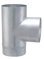 Promotion Saisonnière Té 90° Alugaz aluminium diamètre 139 ISOTIP
